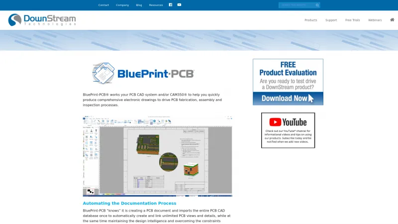 Homepage of BluePrint-PCB