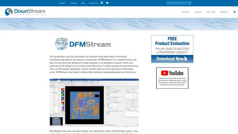 Homepage of DFMStream