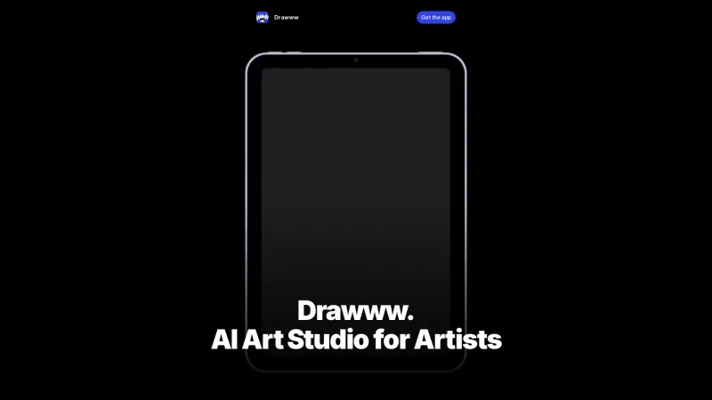 Homepage of Drawww