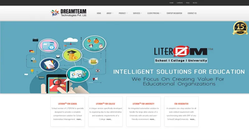 Homepage of LITEROM