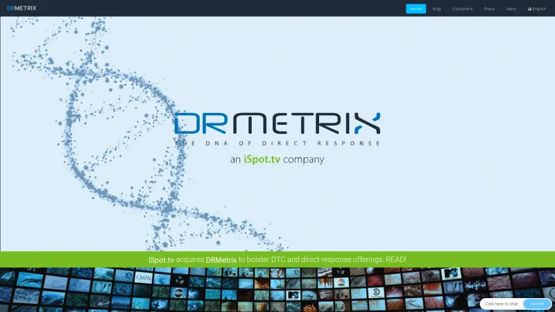 Homepage of DRMetrix