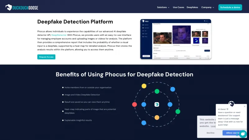 Homepage of Phocus