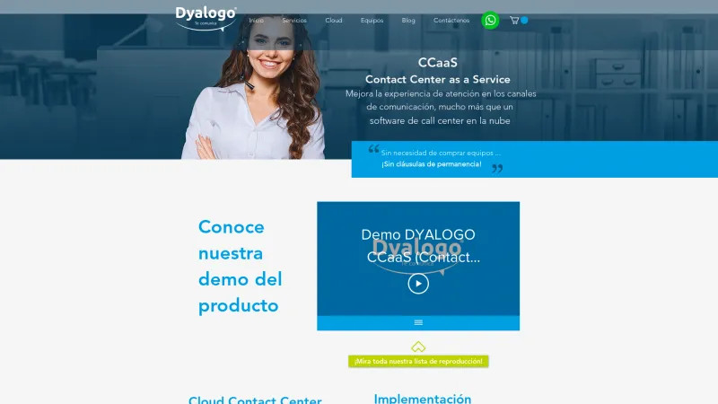 Homepage of Dyalogo