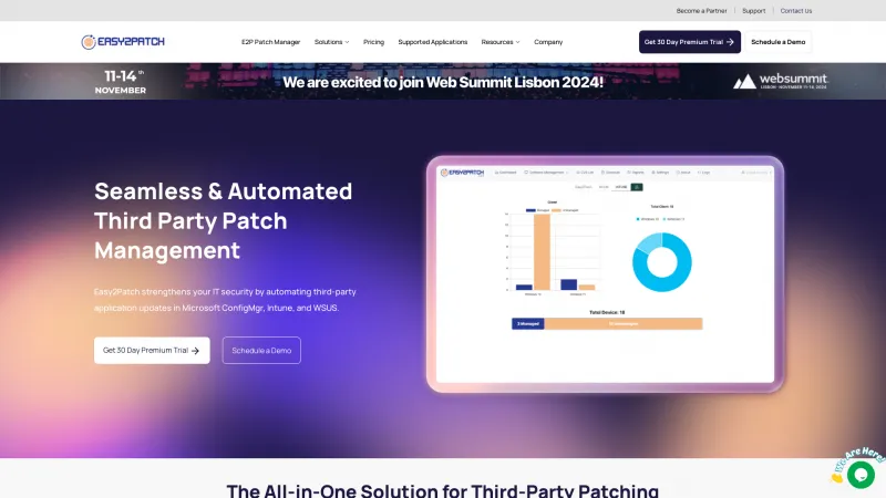 Homepage of Easy2Patch