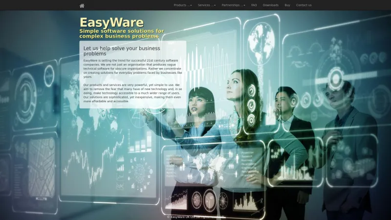 Homepage of EasyWare HRM