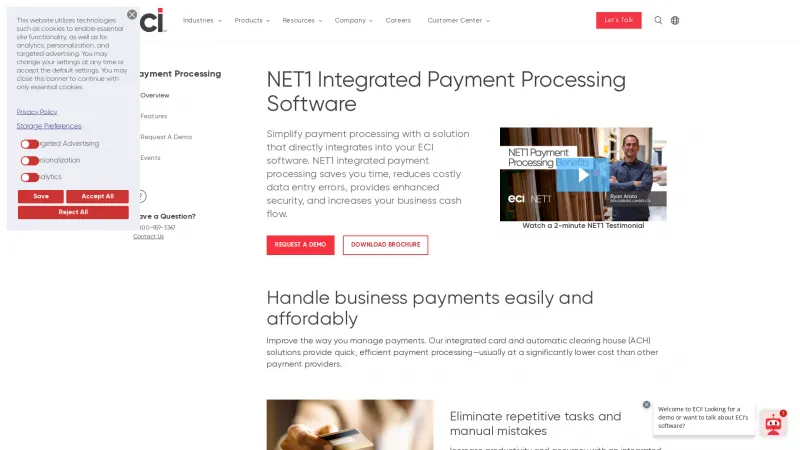 Homepage of Net1