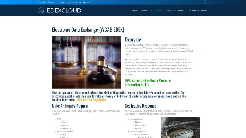 Homepage of EDEXLite