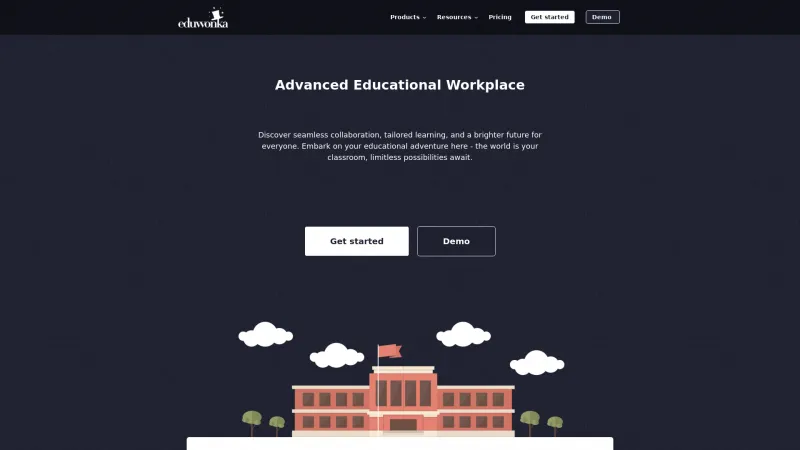 Homepage of EduWonka