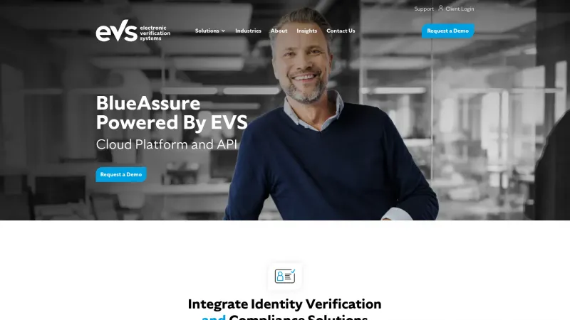 Homepage of Identiflo