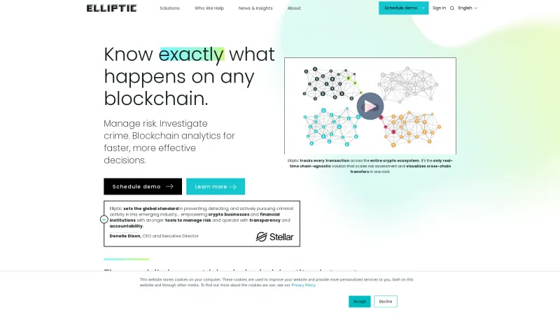 Homepage of Elliptic