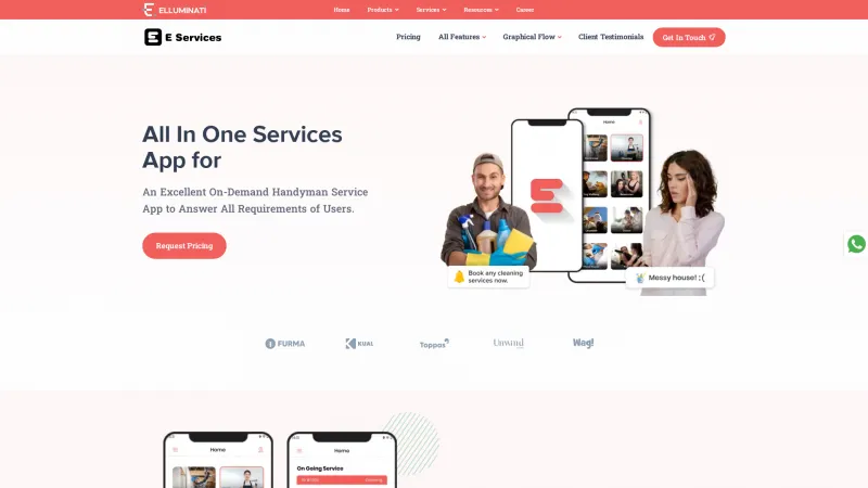 Homepage of E-Services