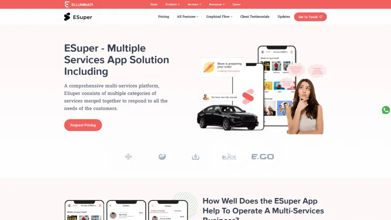 Homepage of ESuper