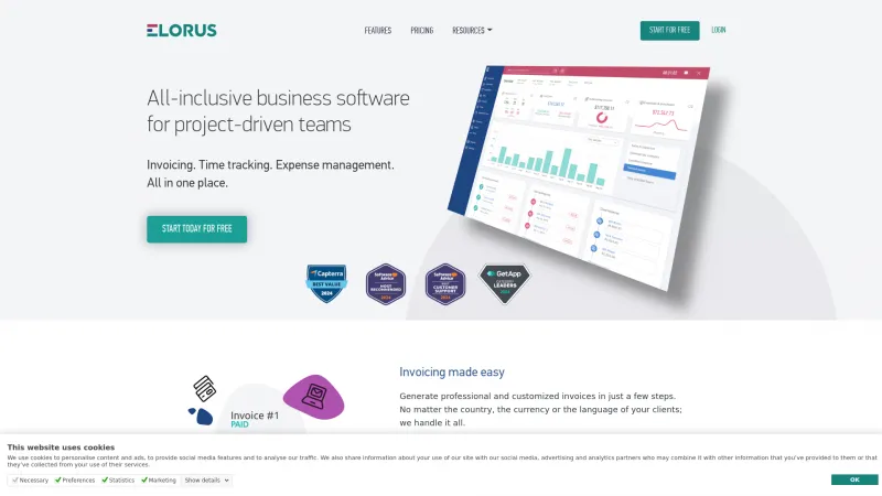 Homepage of Elorus