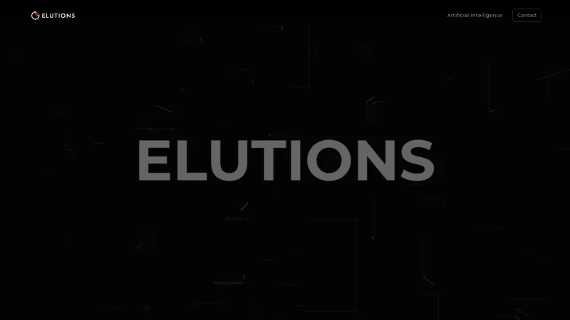 Homepage of ELUTIONS