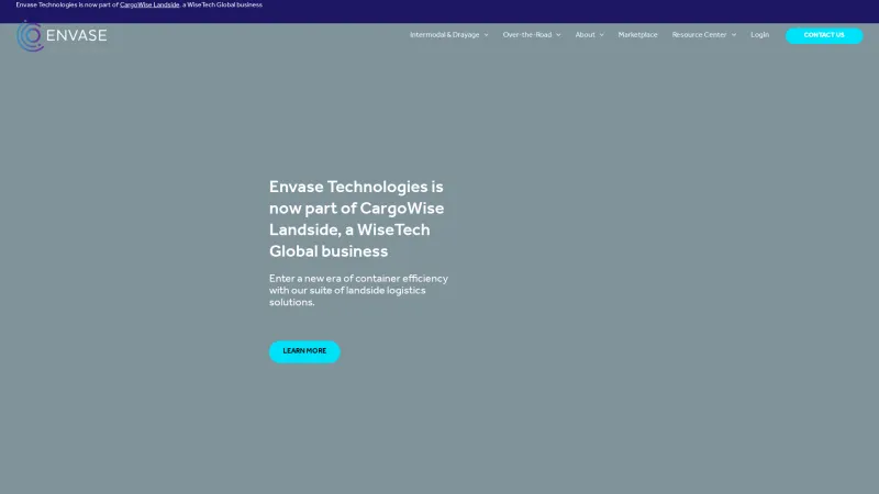 Homepage of Envase