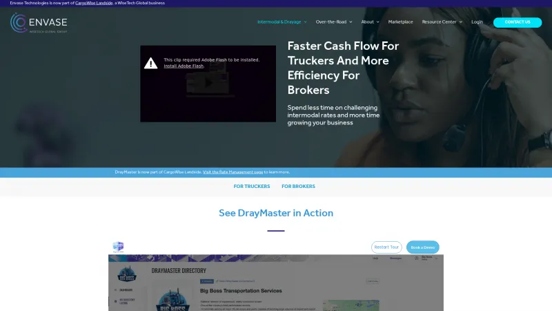 Homepage of DrayMaster