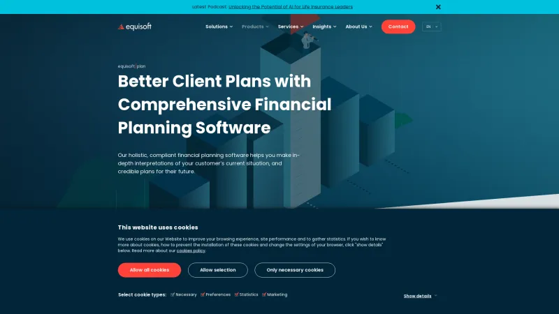 Homepage of Equisoft/plan