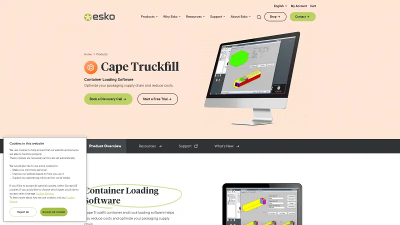 Homepage of Cape Truckfill