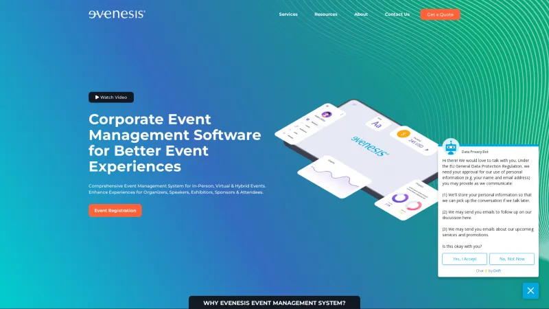 Homepage of Evenesis