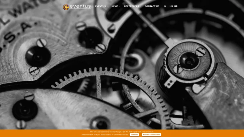 Homepage of Eventus