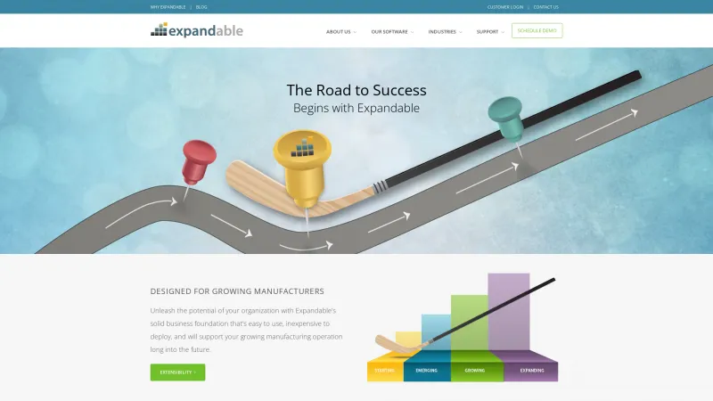 Homepage of Expandable