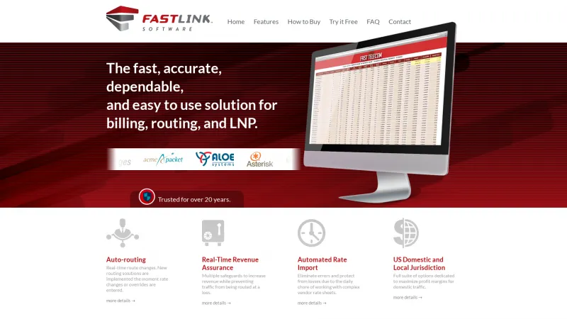 Homepage of FastLink