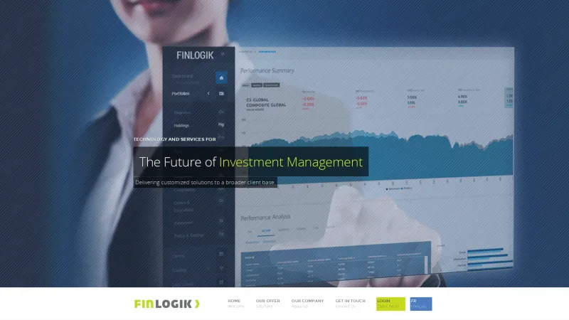 Homepage of FinlogiK