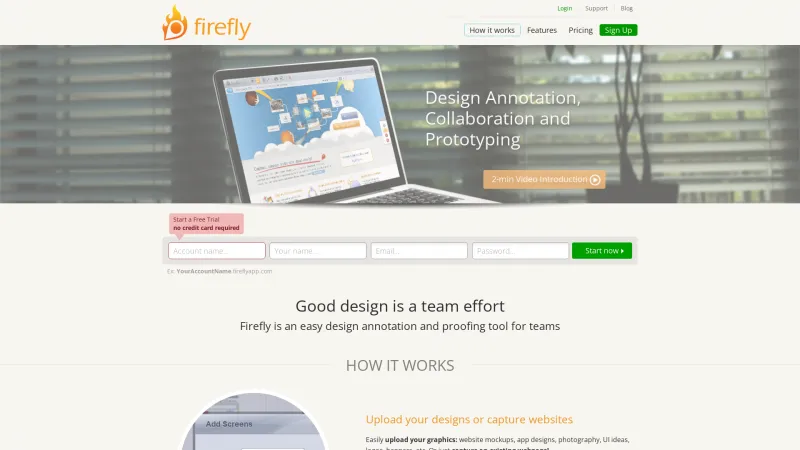 Homepage of Firefly