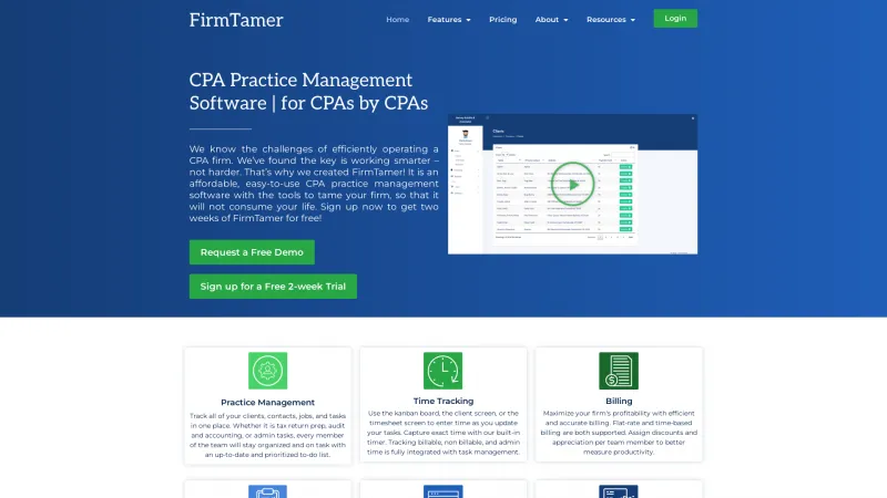 Homepage of FirmTamer