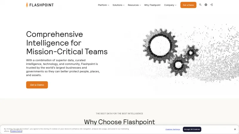 Homepage of Flashpoint