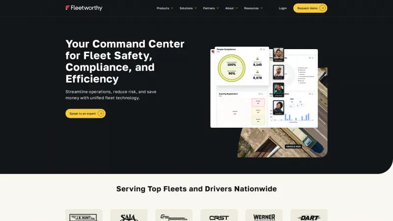 Homepage of Fleetworthy