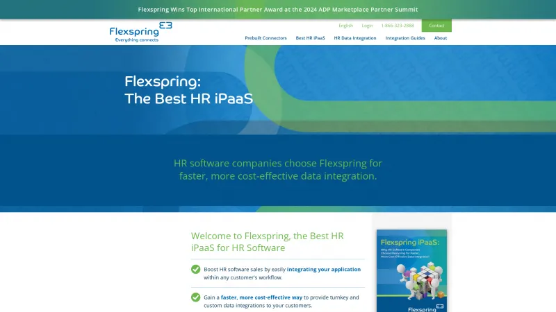 Homepage of Flexspring