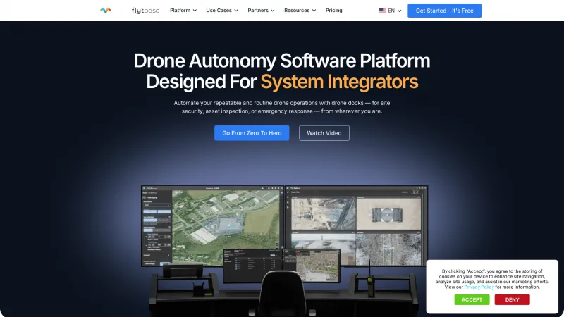 Homepage of FlytZip