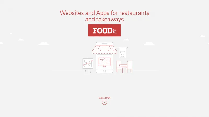 Homepage of FOODit