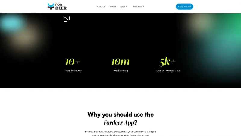 Homepage of Fordeer