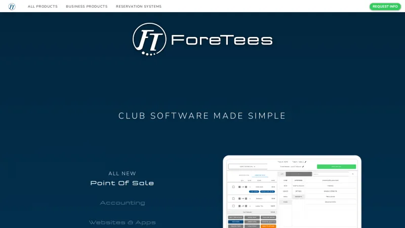 Homepage of ForeTees