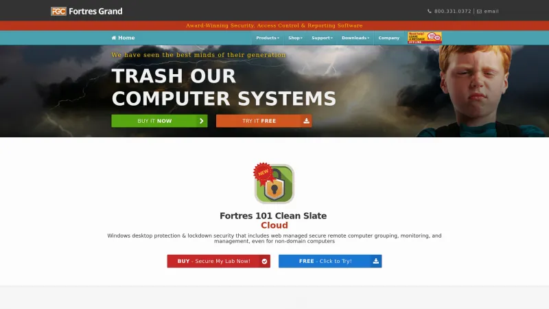 Homepage of Fortres 101