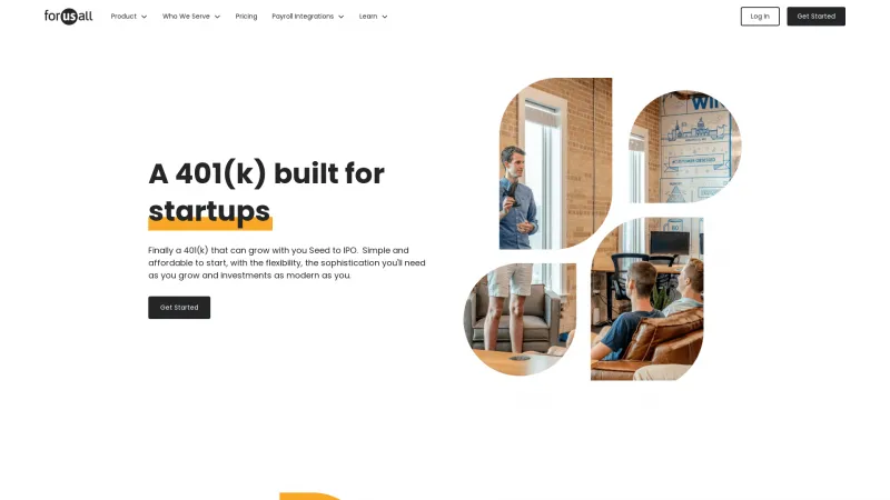 Homepage of ForUsAll