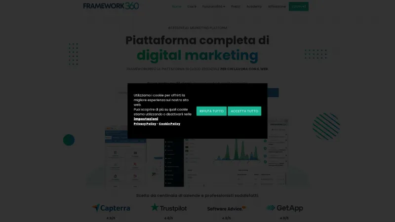 Homepage of Framework360