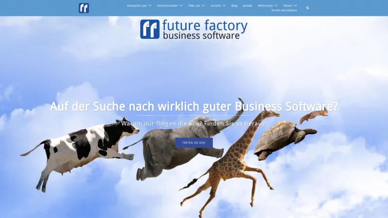 Homepage of Future Factory