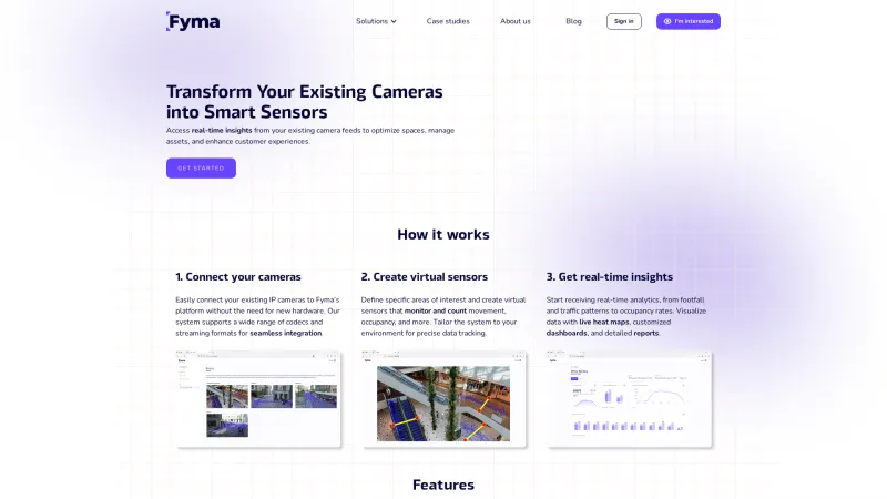 Homepage of Fyma