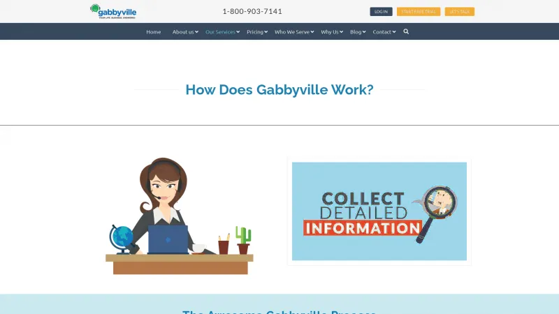 Homepage of Gabbyville