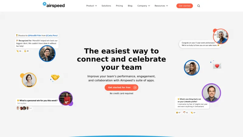 Homepage of Airspeed