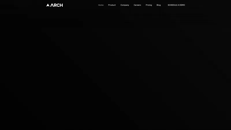 Homepage of Arch