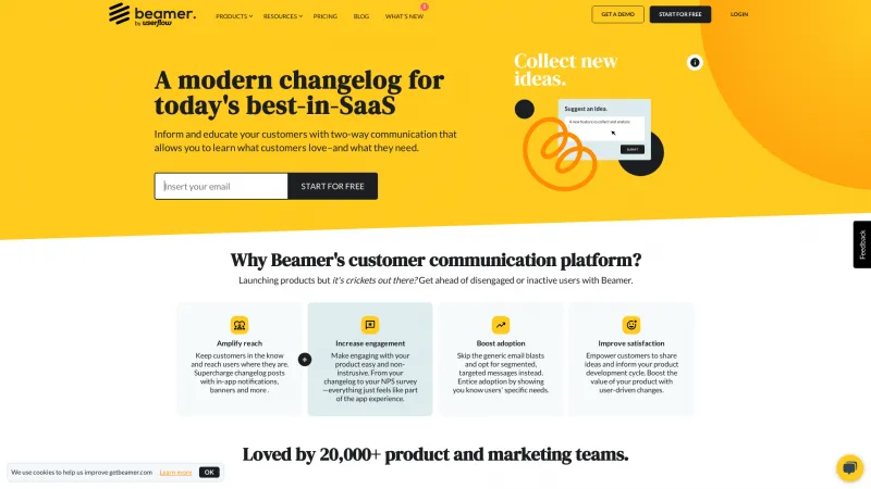 Homepage of Beamer