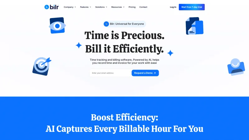 Homepage of Bilr