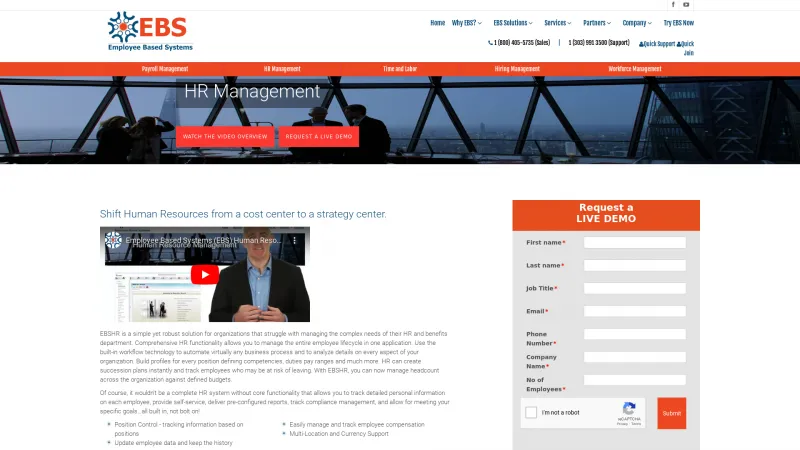 Homepage of EBSHR