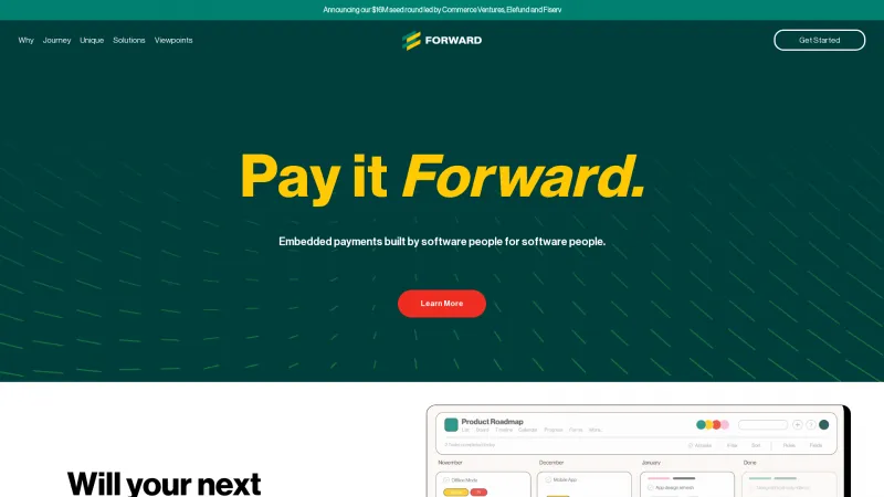 Homepage of Forward