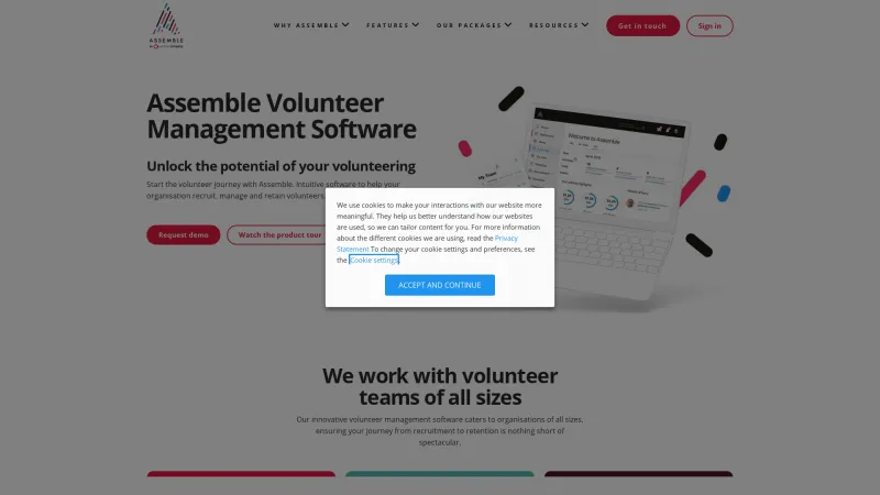 Homepage of Assemble