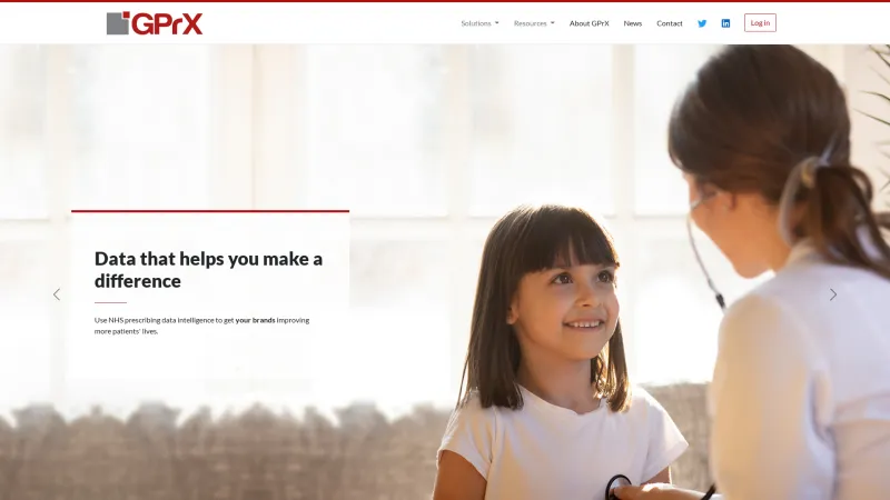 Homepage of GPrX